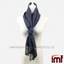 Navy Yarn Dyed Classical Plaid Scarf